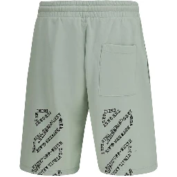 Bicolor Cotton Shorts