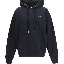 Black Cotton Sweatshirt