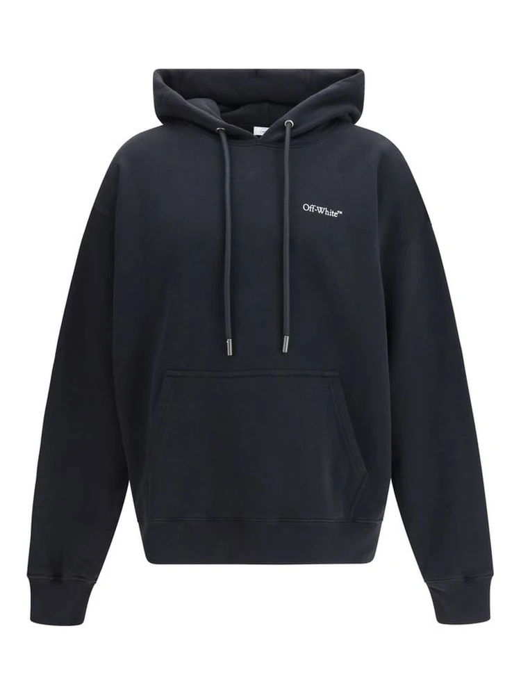 Black Cotton Sweatshirt