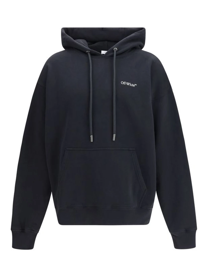 Black Cotton Sweatshirt