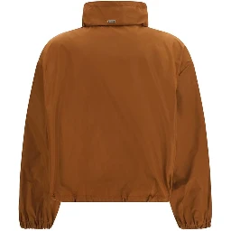Brown Polyester Rain Coat