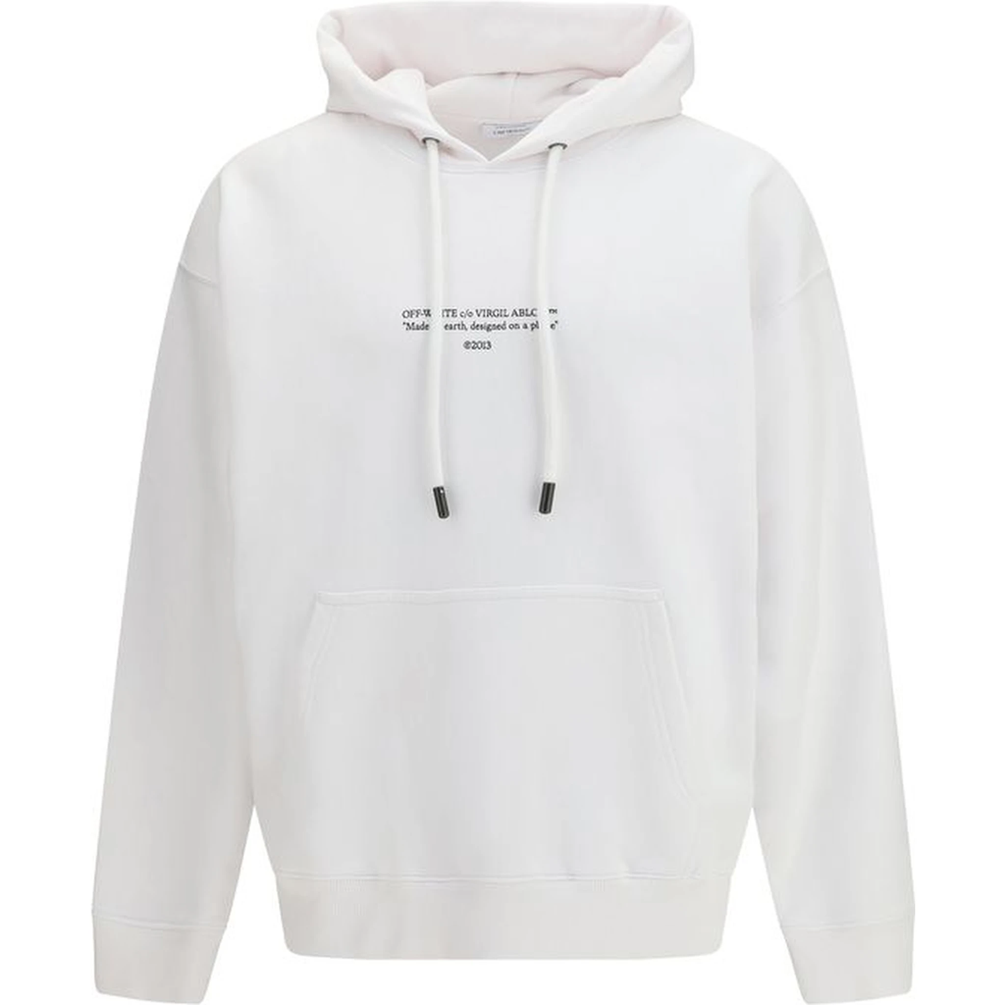 White Cotton Sweatshirt