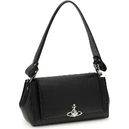 Black Polyethylene Shoulder Bag