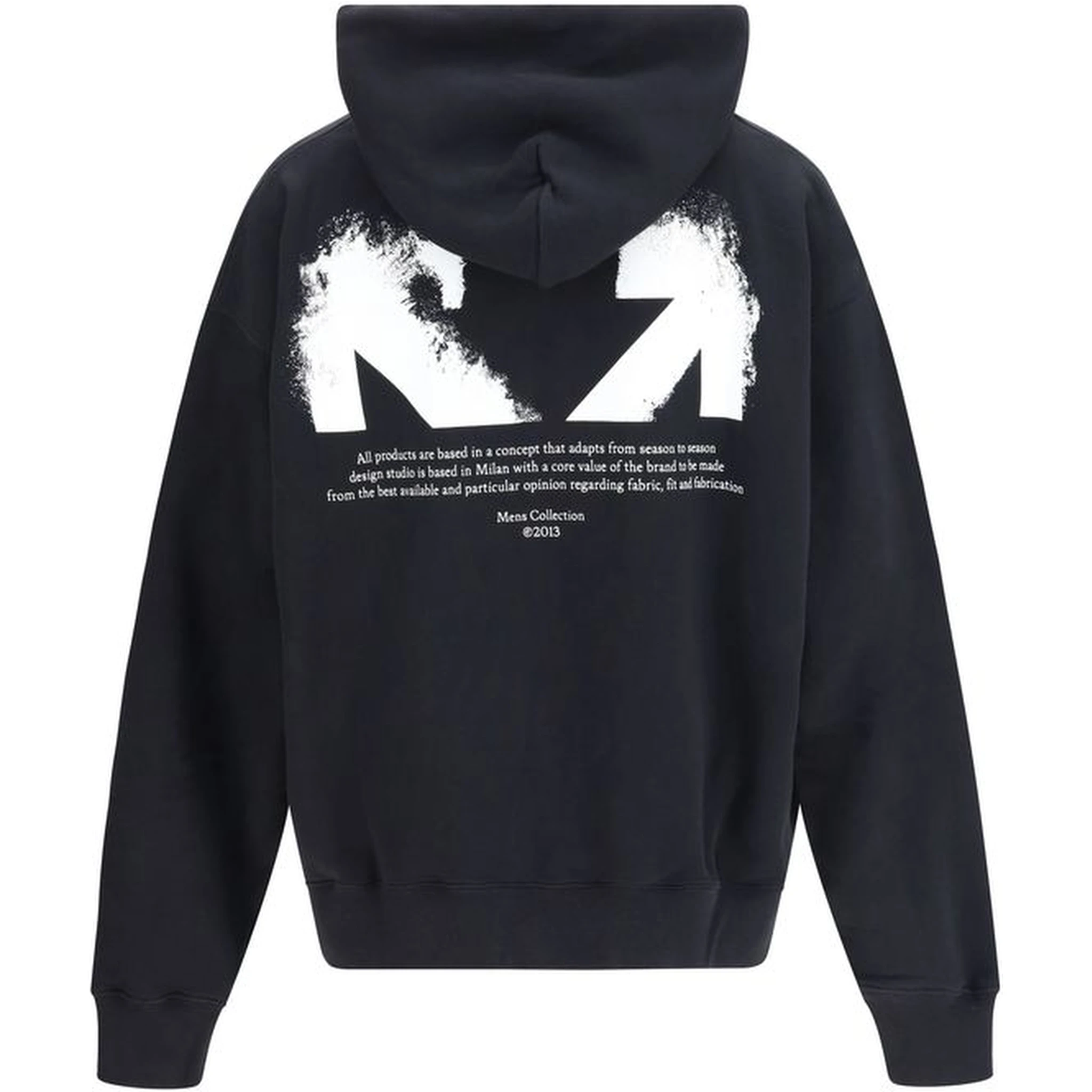 Black Cotton Sweatshirt