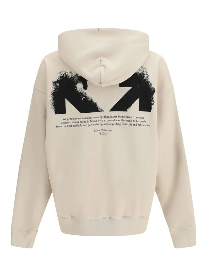 Beige Cotton Sweatshirt