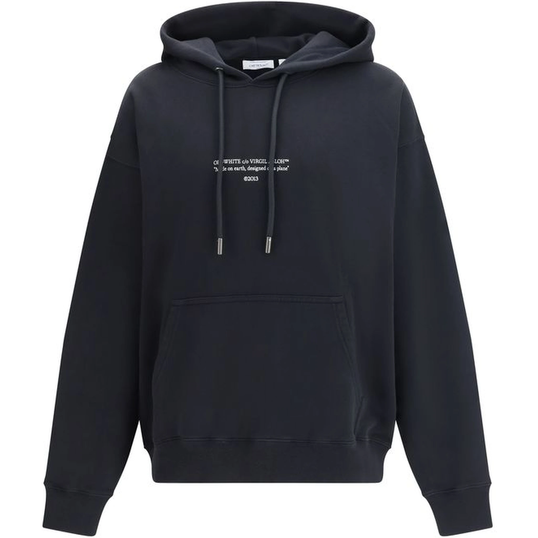 Black Cotton Sweatshirt
