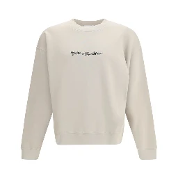 Beige Cotton Sweatshirt