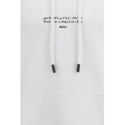 White Cotton Sweatshirt