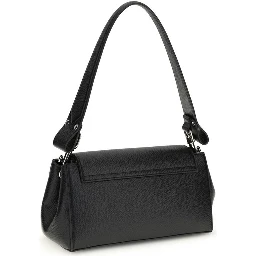 Black Polyethylene Shoulder Bag