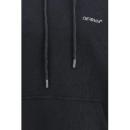 Black Cotton Sweatshirt