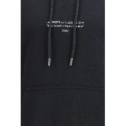 Black Cotton Sweatshirt