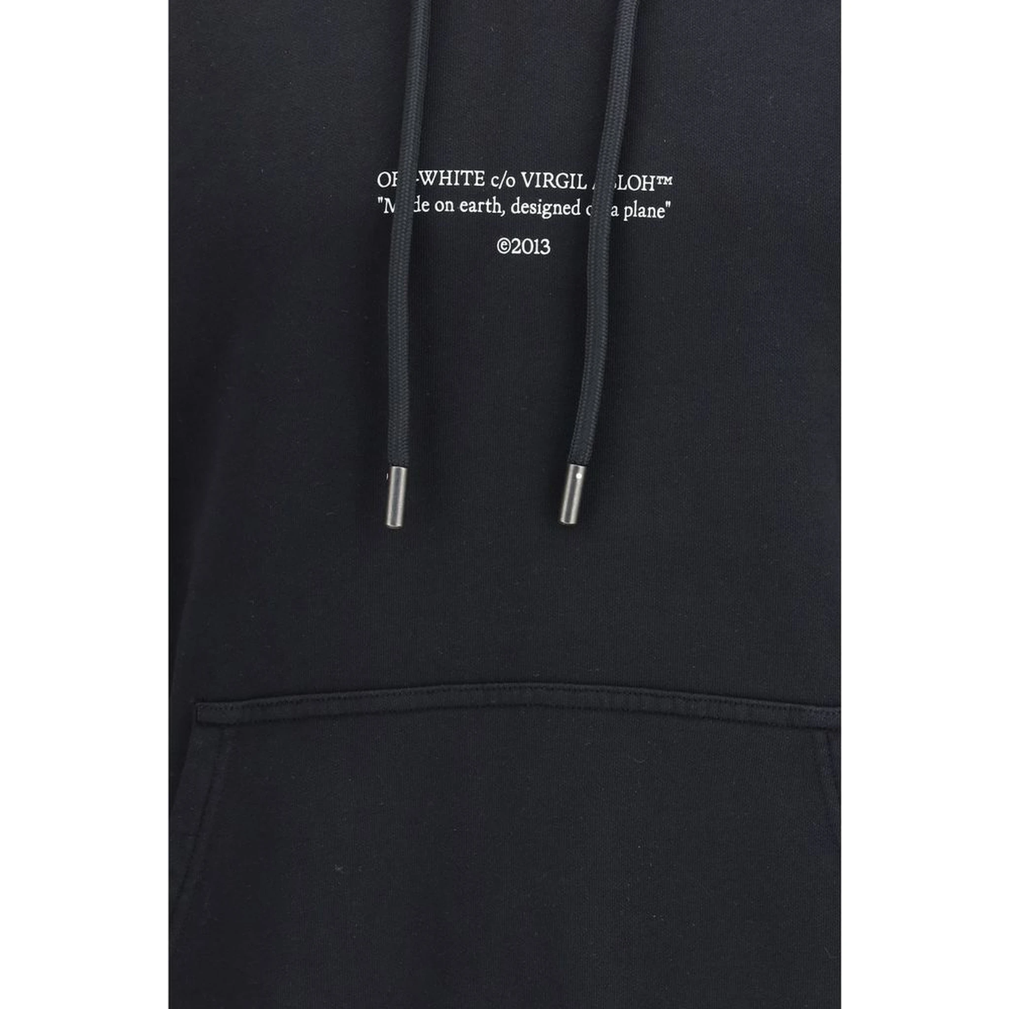 Black Cotton Sweatshirt