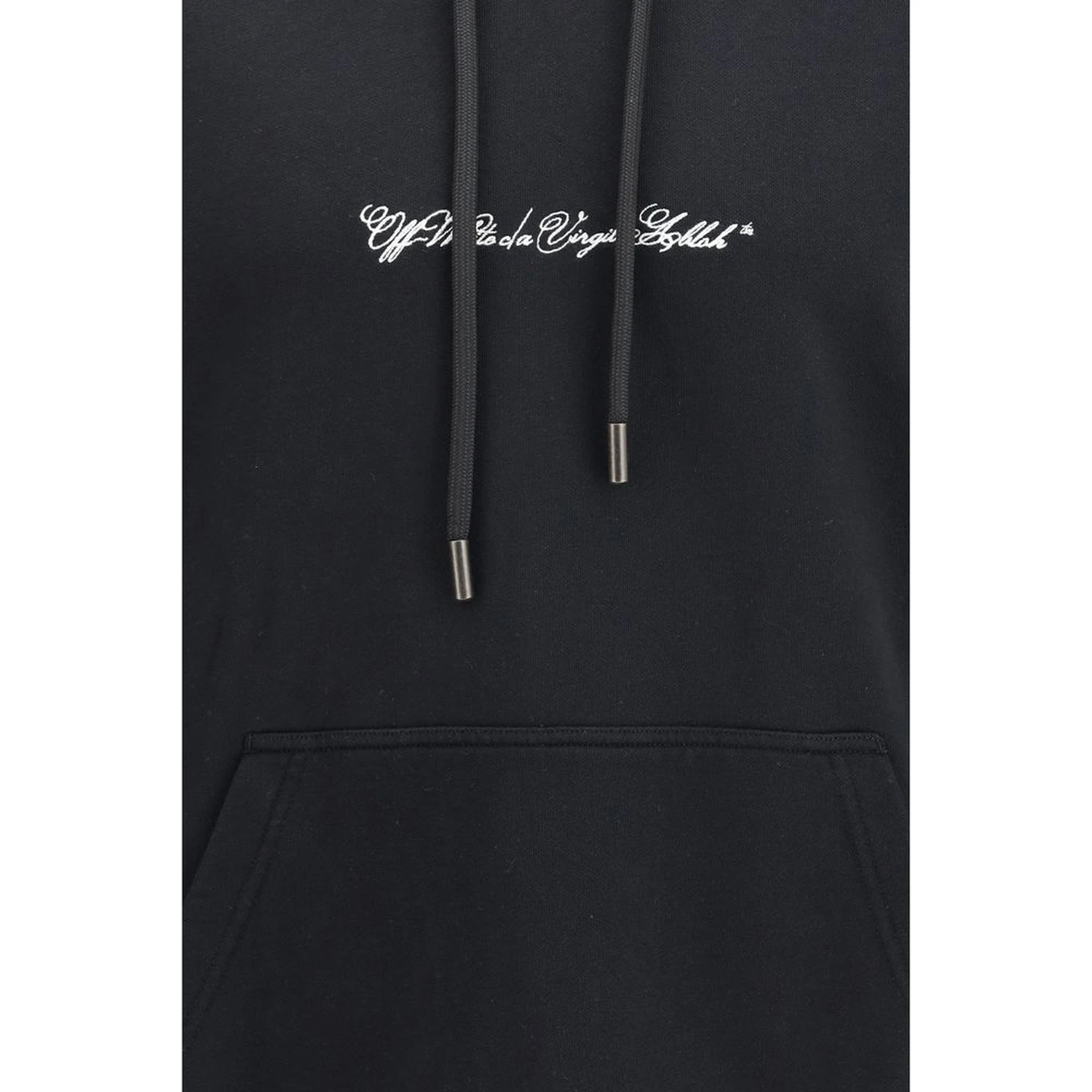 Black Cotton Sweatshirt