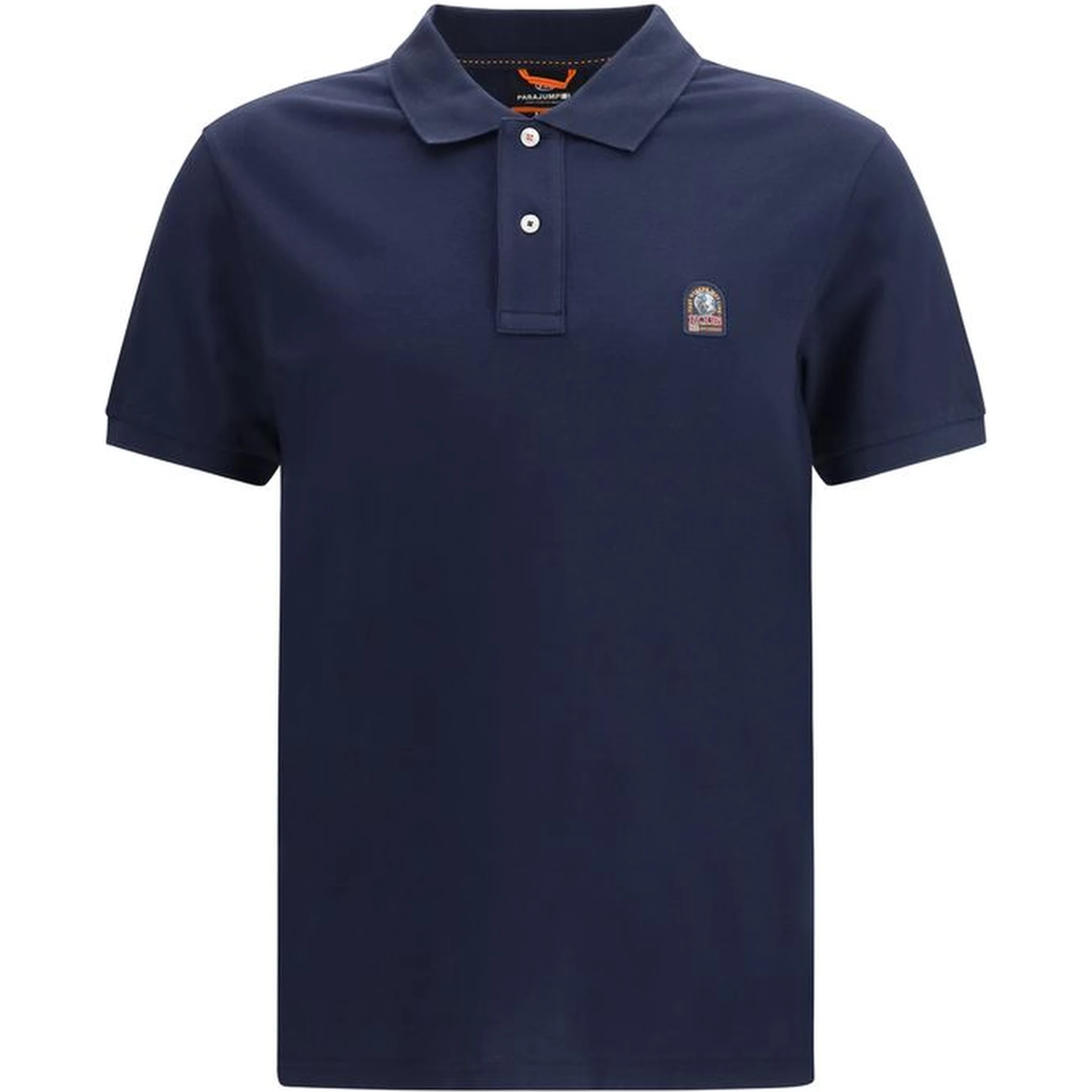 Blue Cotton Polo Shirt