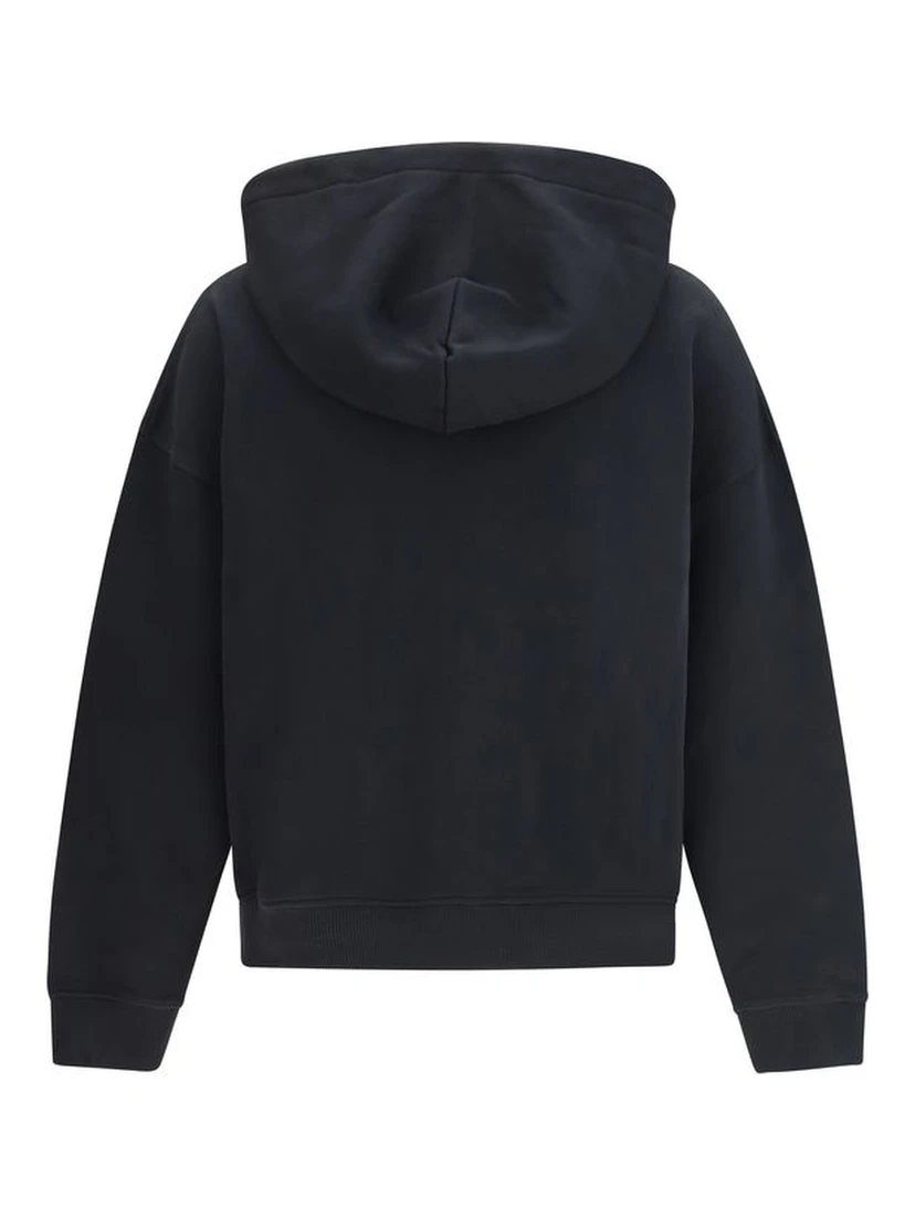 سويت شيرت قطني أسود