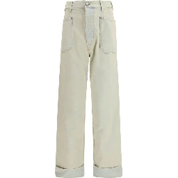 جينز قطني أزرق