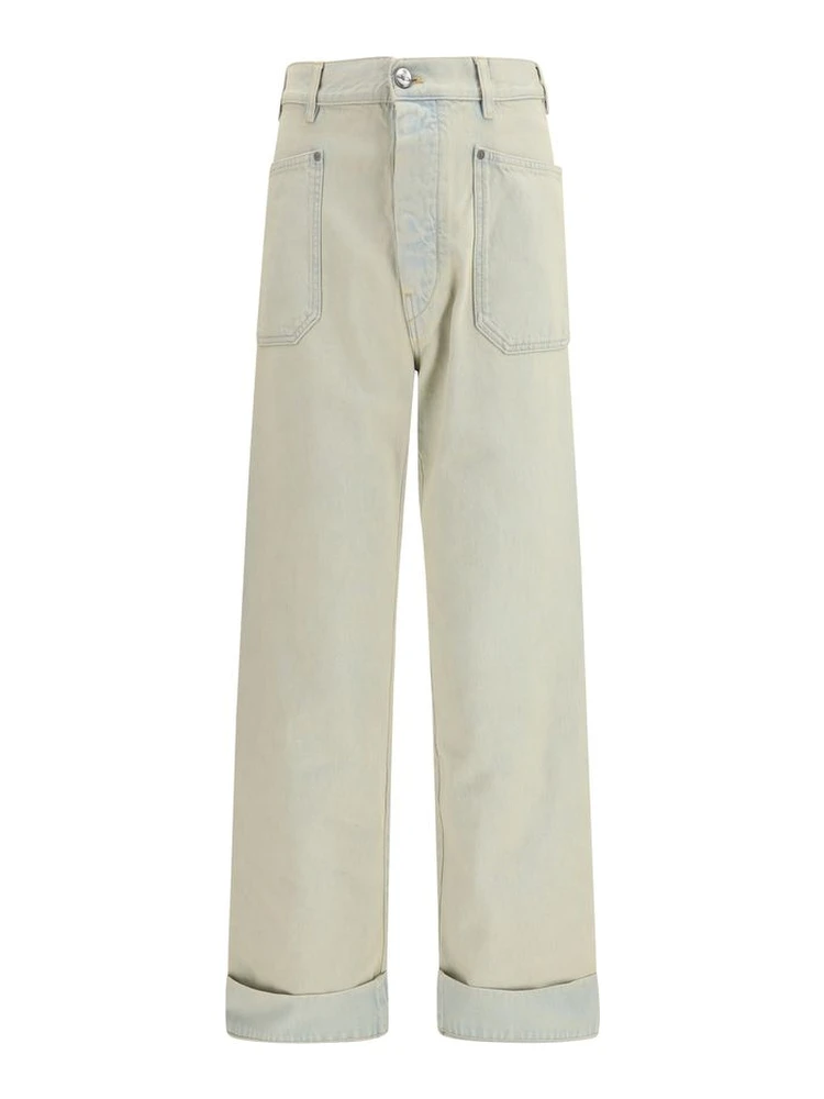 Blue Cotton Jeans Denim