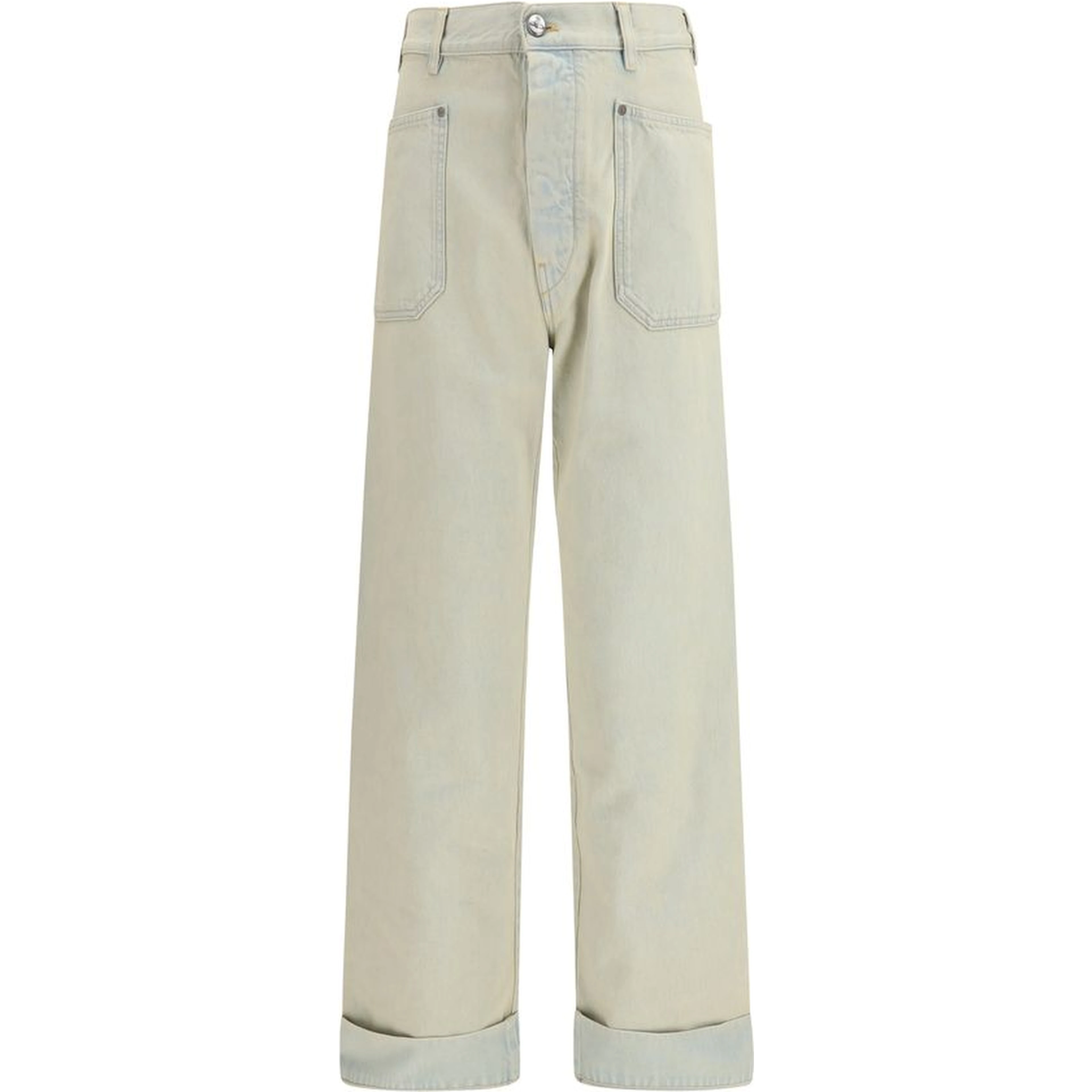 Blue Cotton Jeans Denim