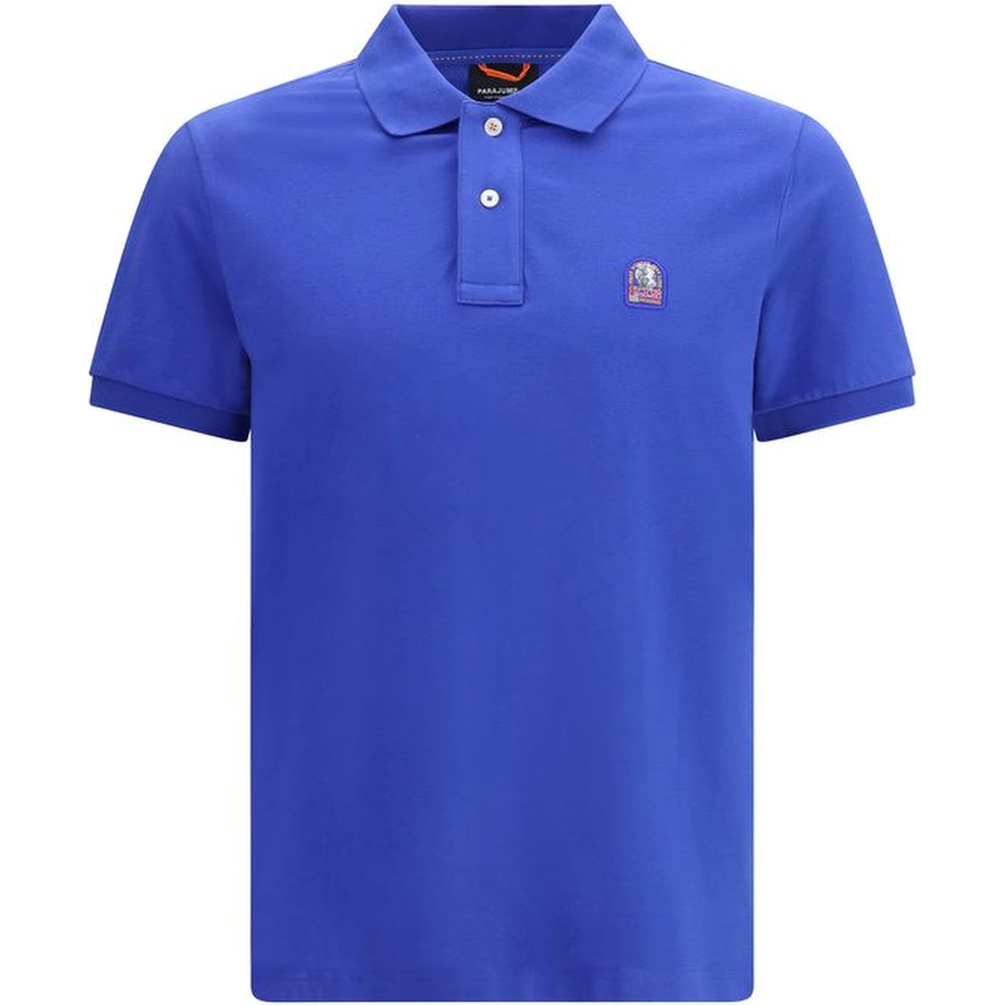 Blue Cotton Polo Shirt