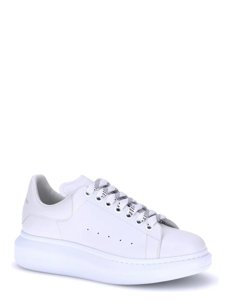 White Calf Leather Bos Taurus Platform Sneakers alternative