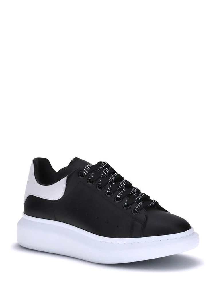 Black Calf Leather Bos Taurus Platform Sneakers alternative