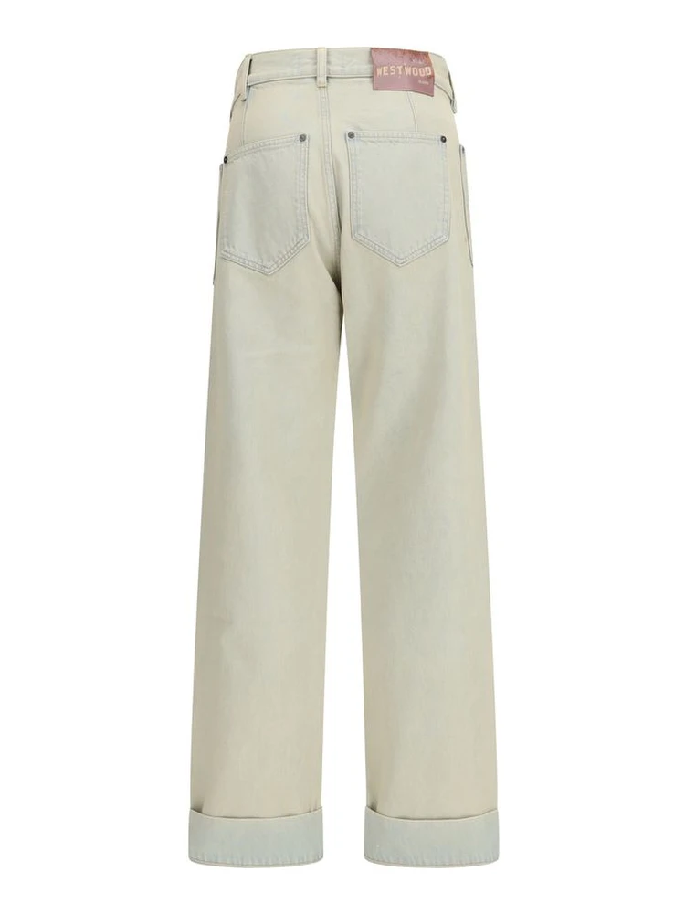 Blue Cotton Jeans Denim alternative