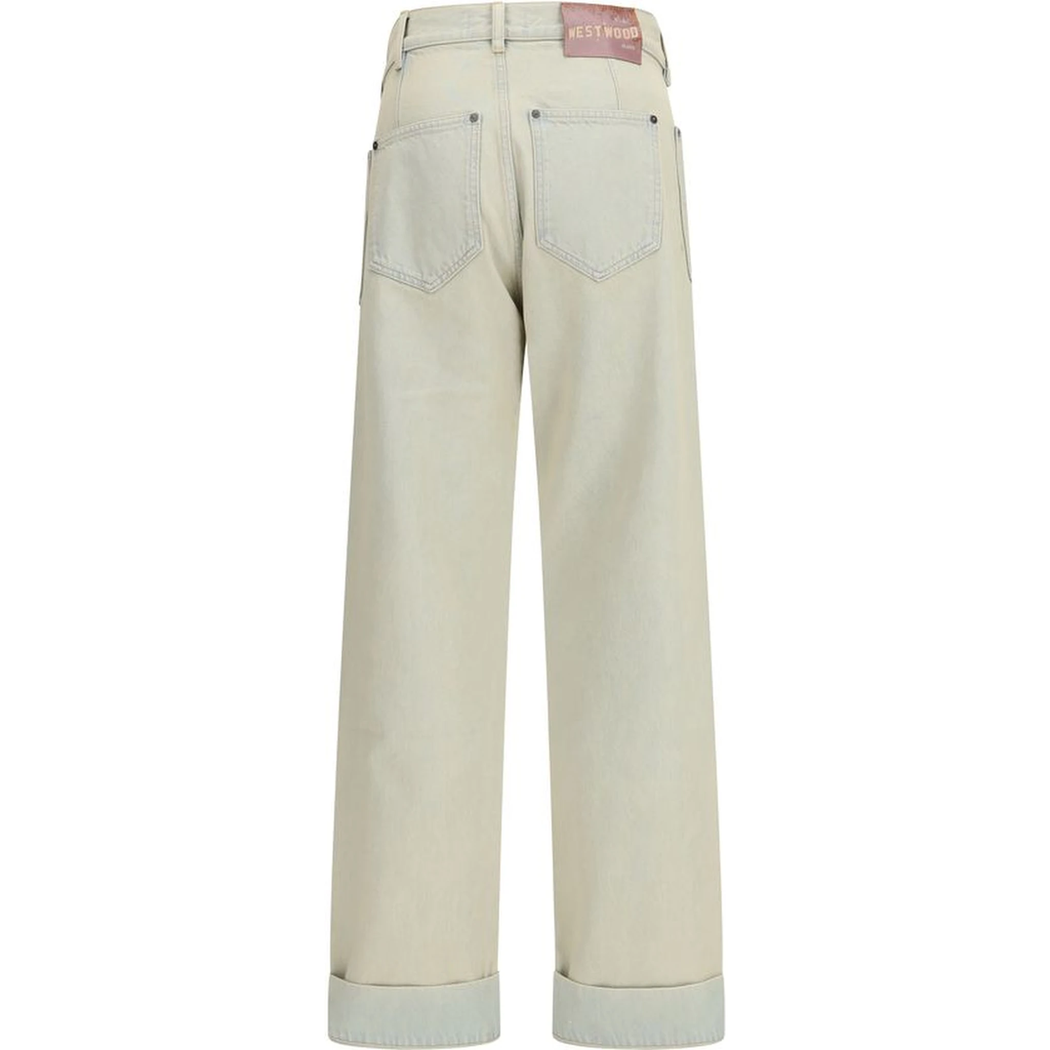 جينز قطني أزرق