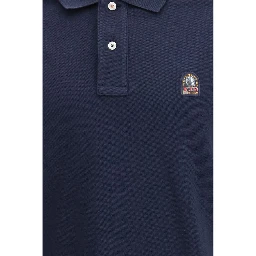Blue Cotton Polo Shirt