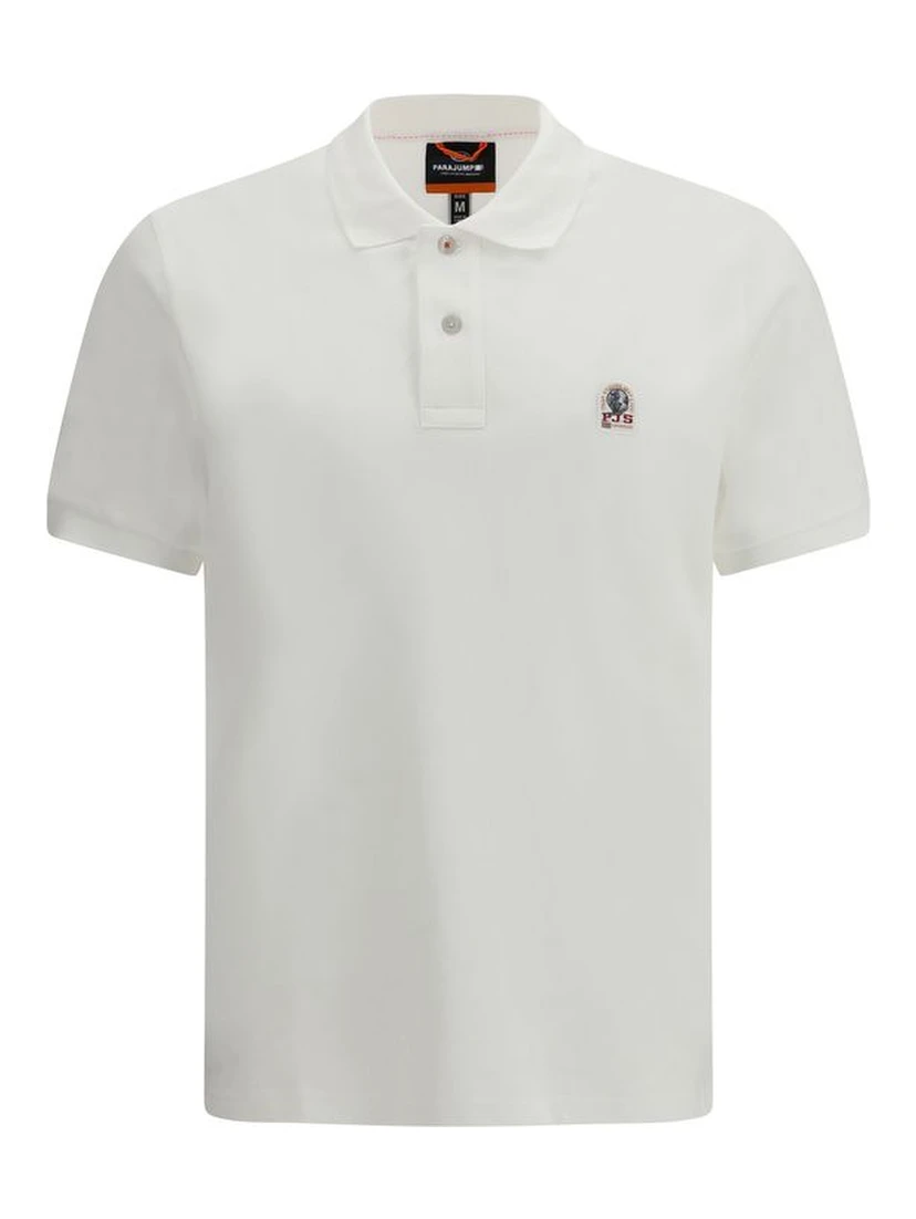 White Cotton Polo Shirt