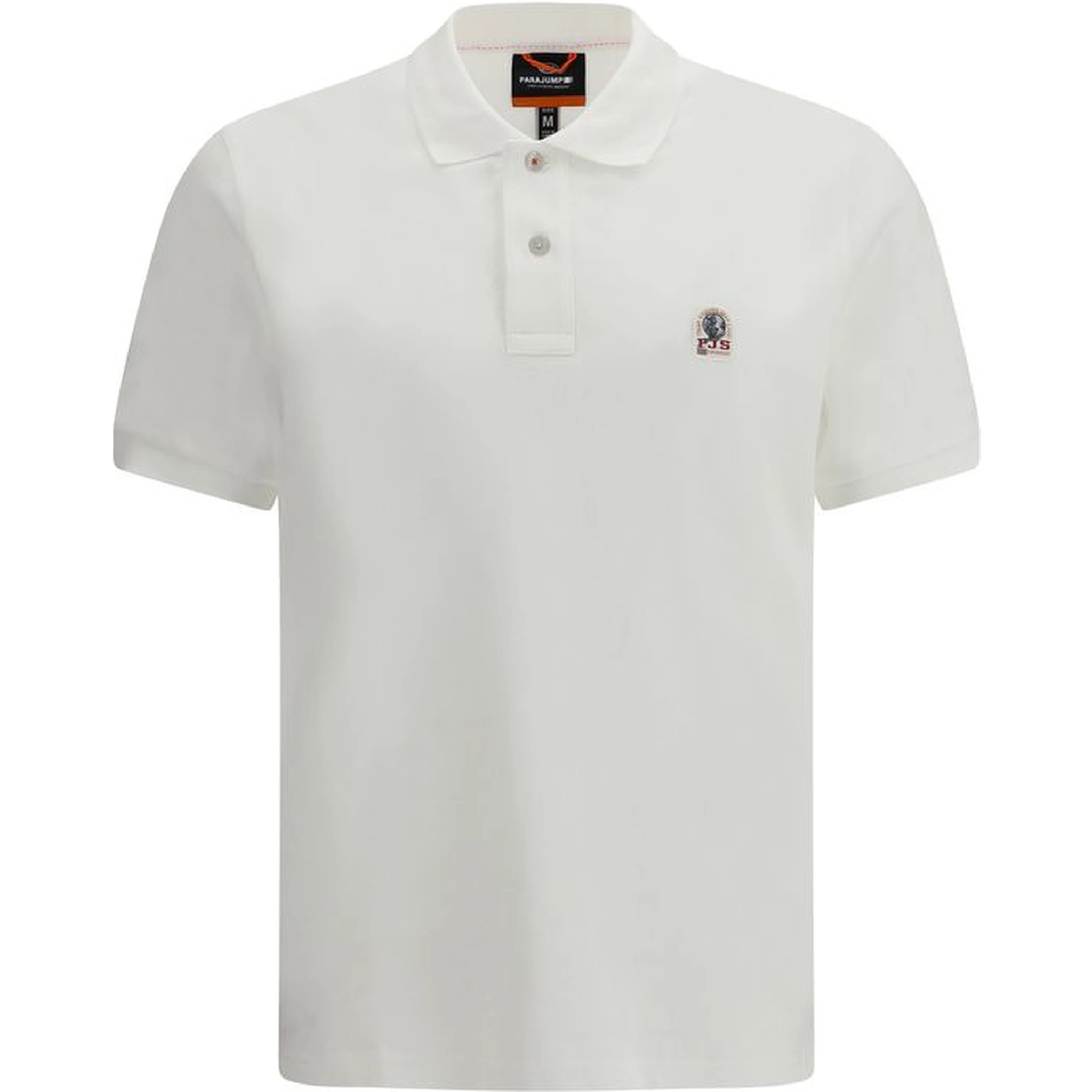 White Cotton Polo Shirt