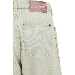 جينز قطني أزرق