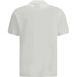 White Cotton Polo Shirt