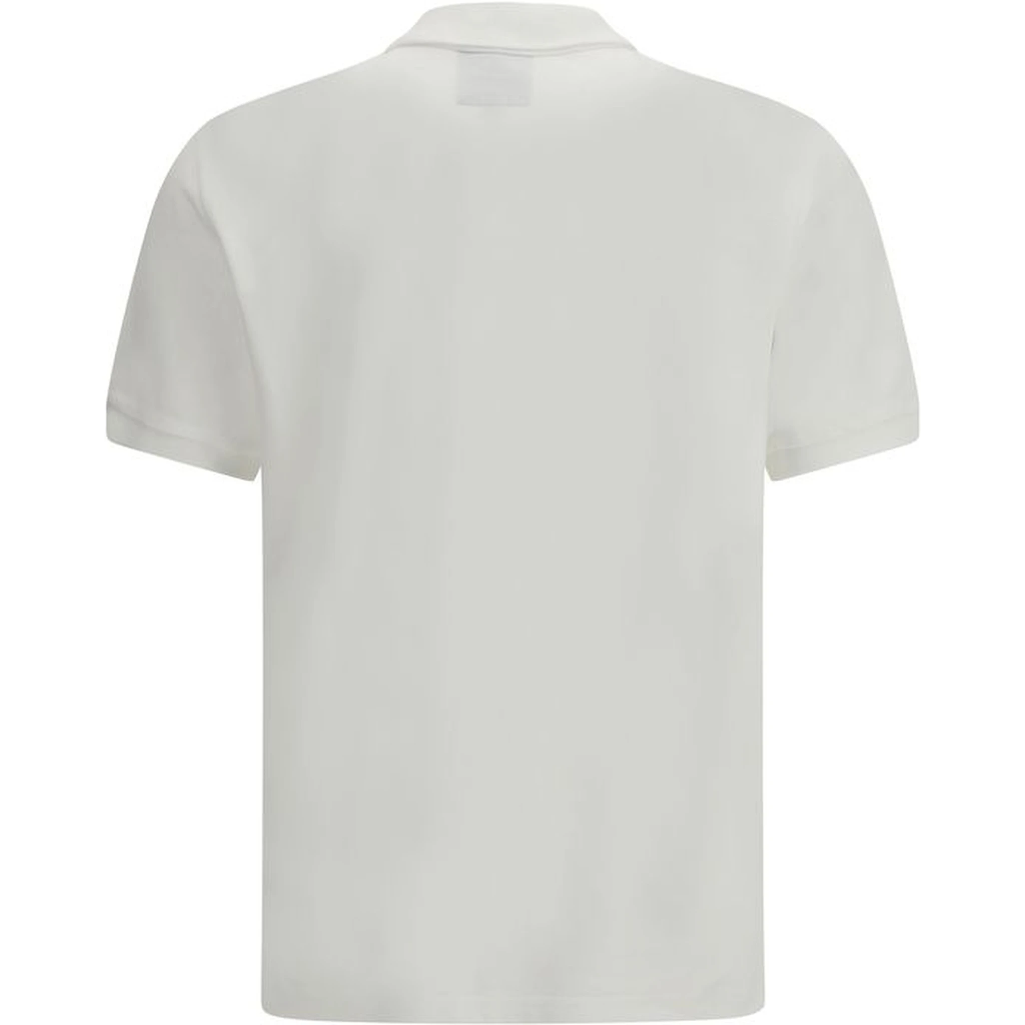 White Cotton Polo Shirt