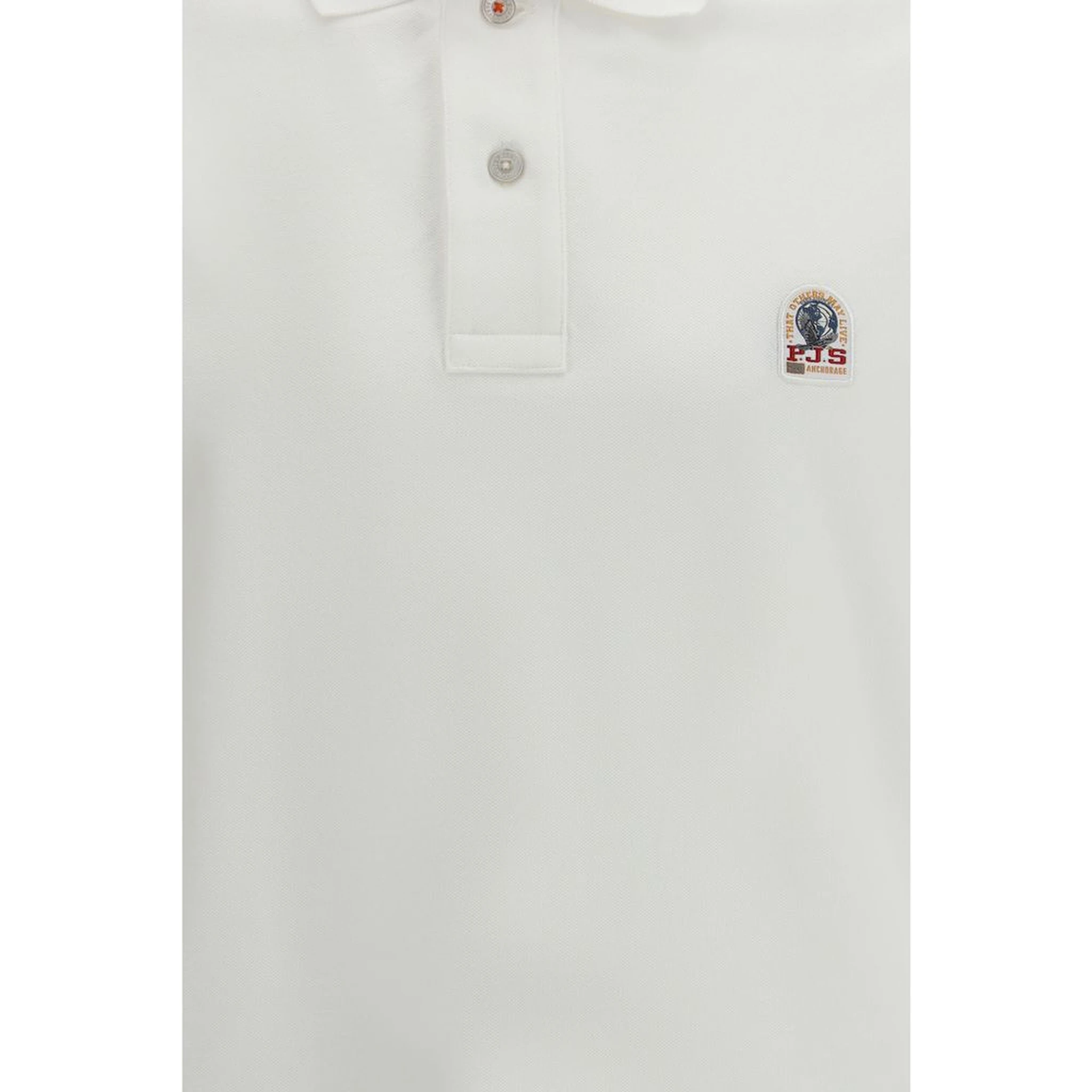 White Cotton Polo Shirt