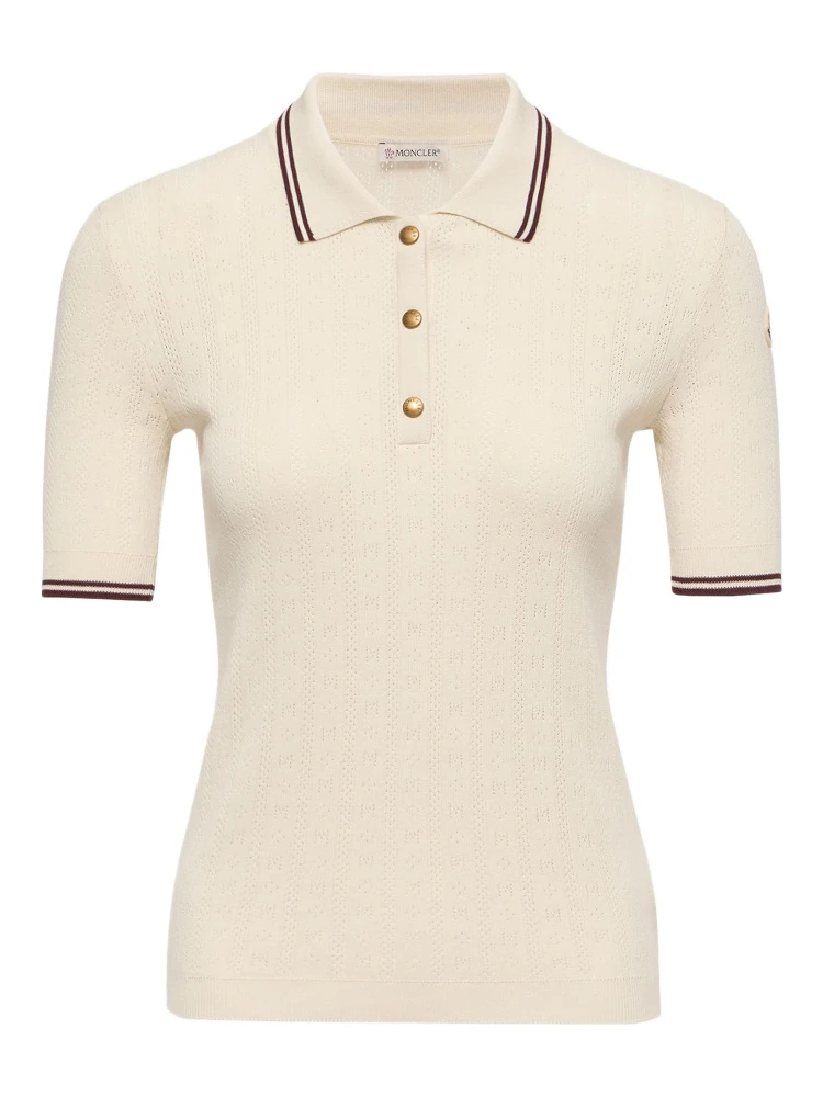 Moncler T-shirts and Polos White