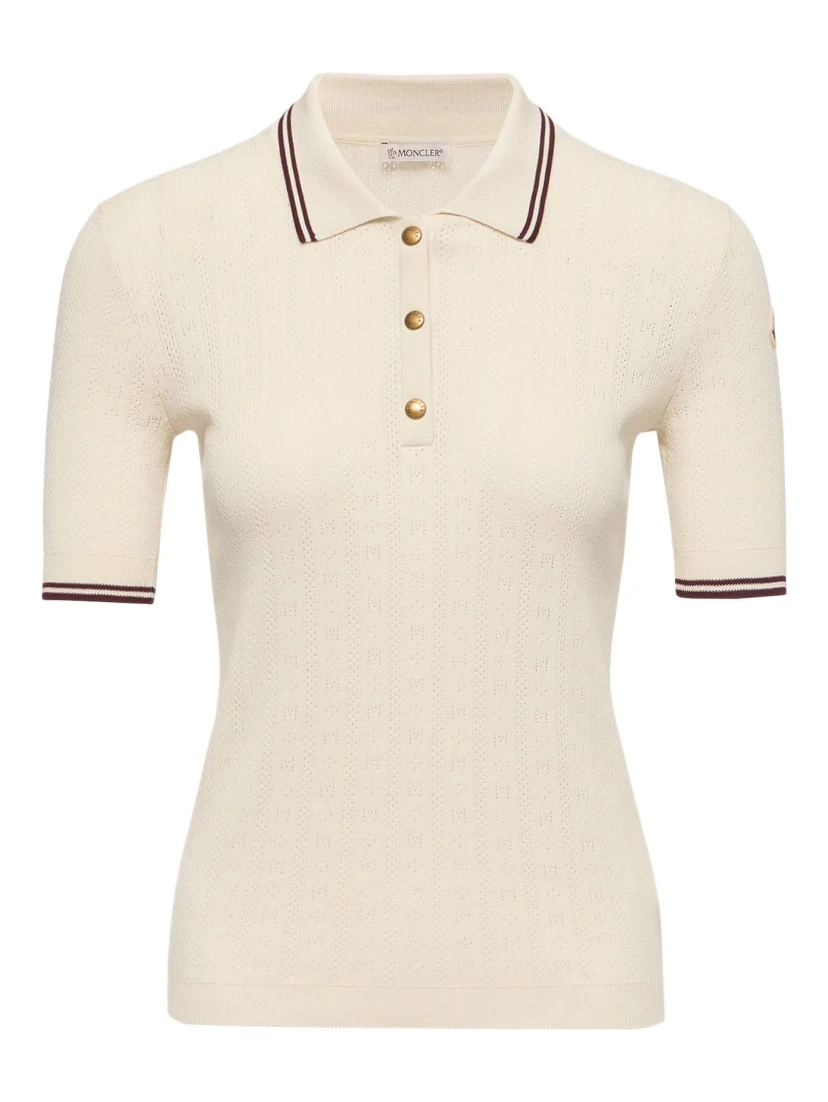 Moncler T-shirts and Polos White