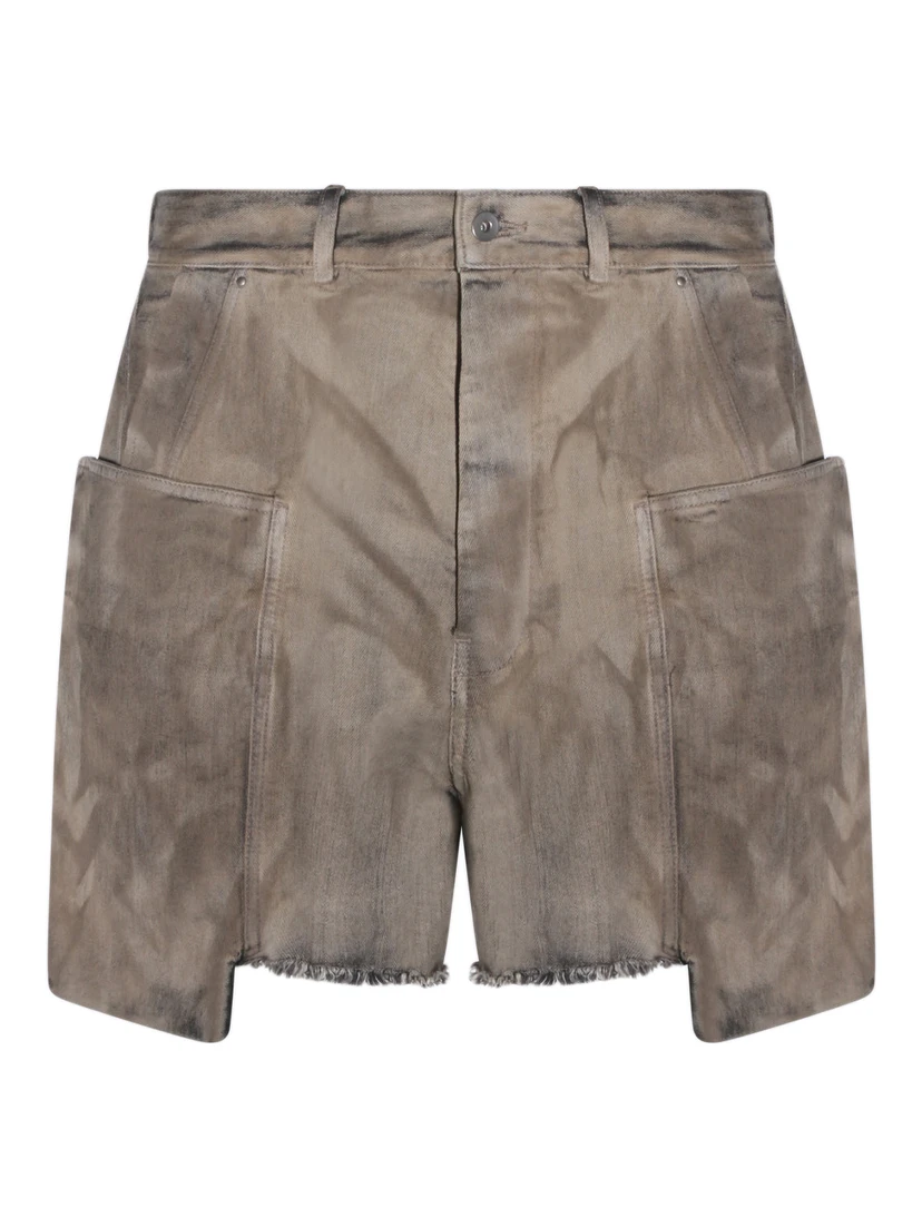 RICK OWENS DRKSHDW Shorts Brown