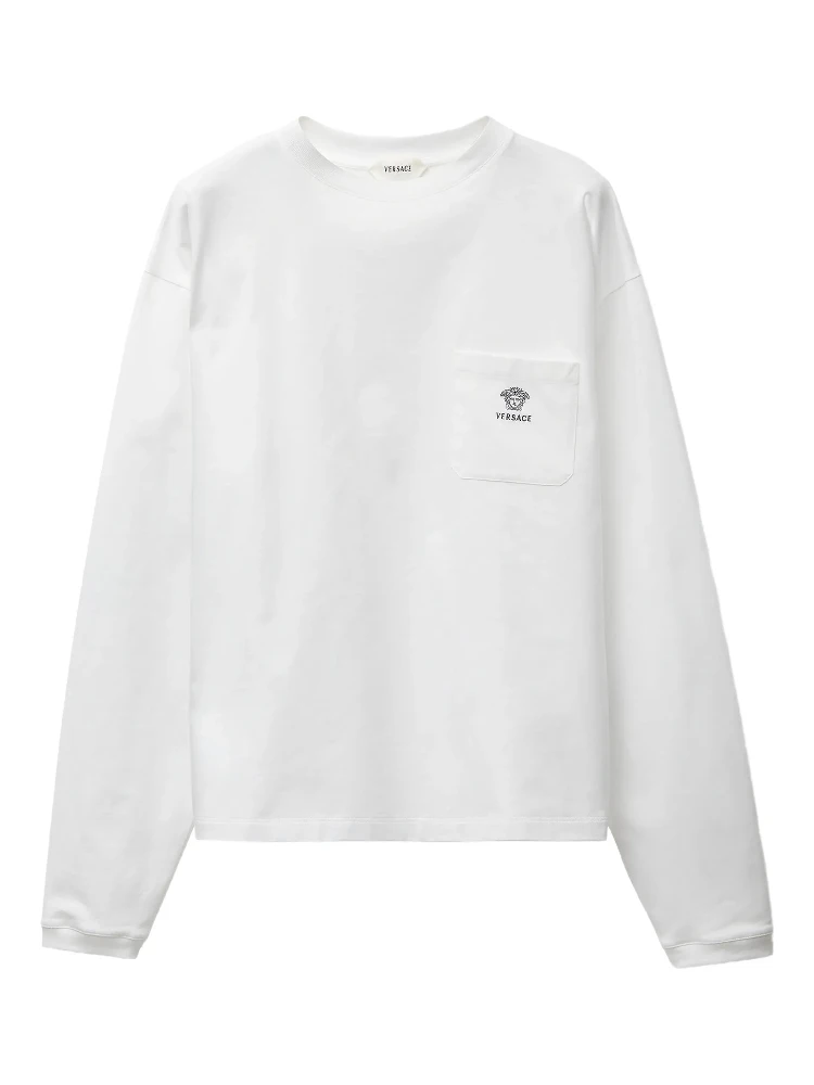 Versace T-shirts and Polos White