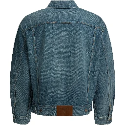 Zippered denim jacket