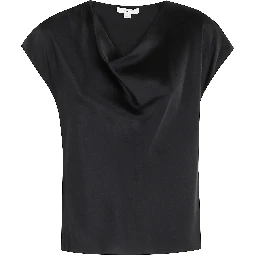 COWL NK CAP SLV BLOUSE