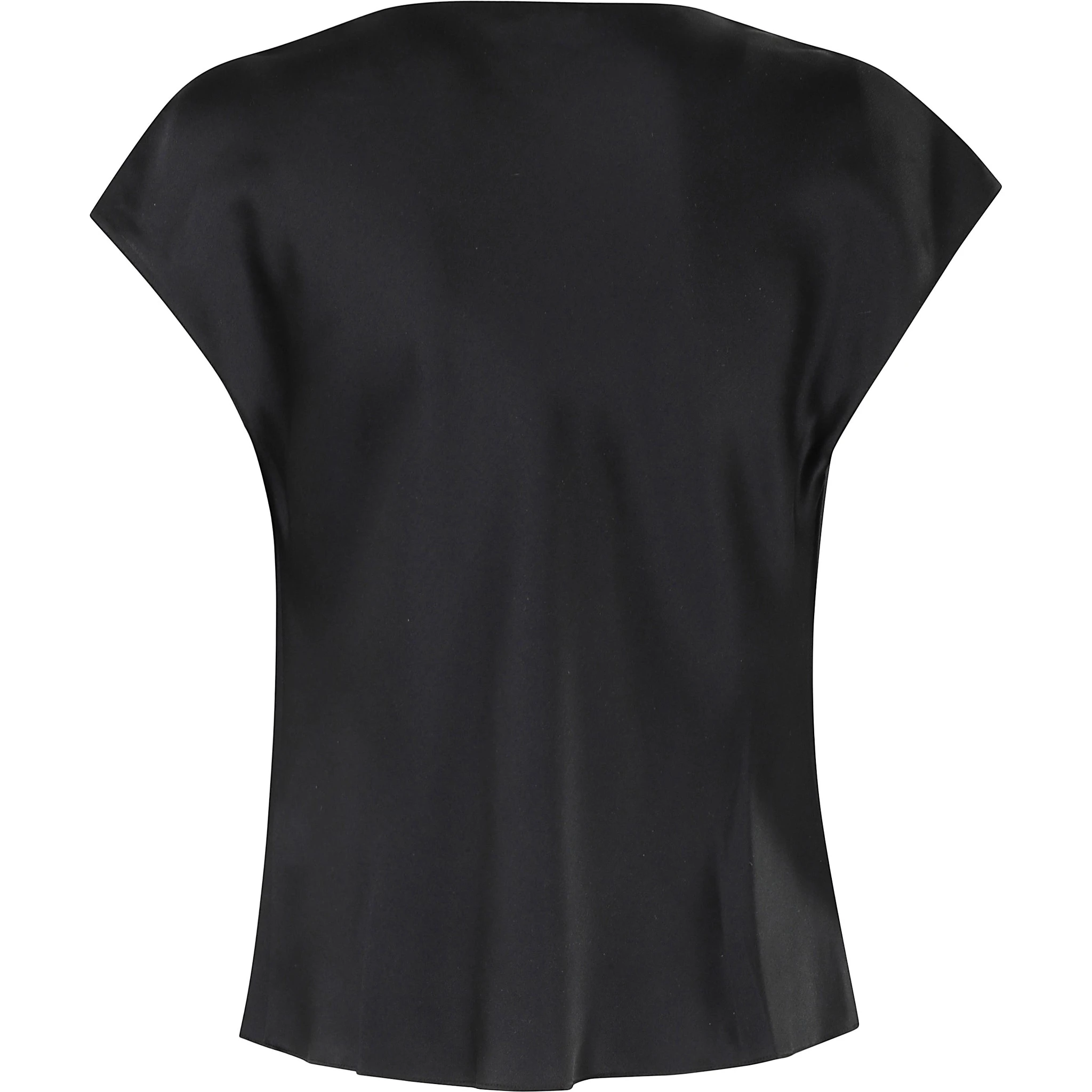 COWL NK CAP SLV BLOUSE