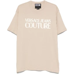 VERSACE JEANS COUTURE T-shirts and Polos Beige