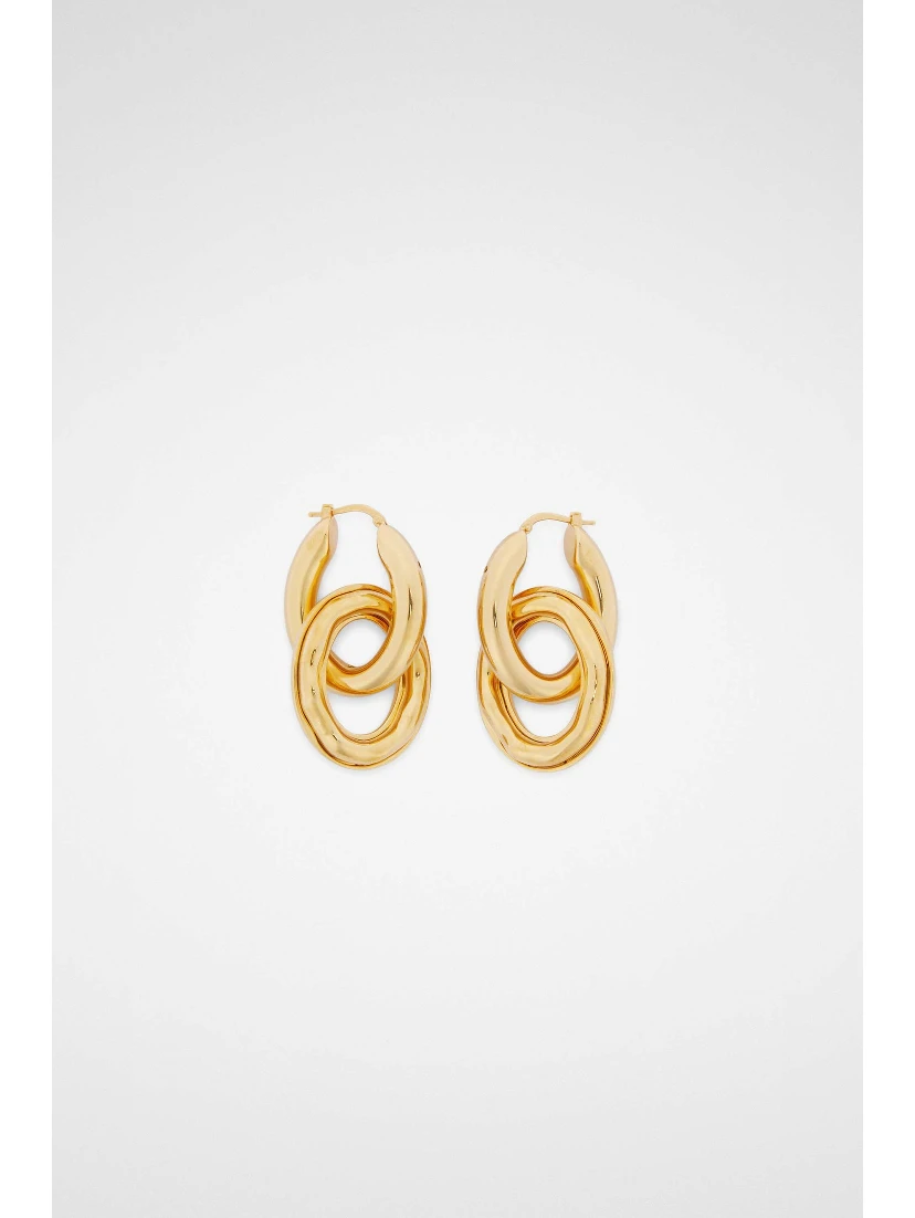 Gold Fibres Earrings