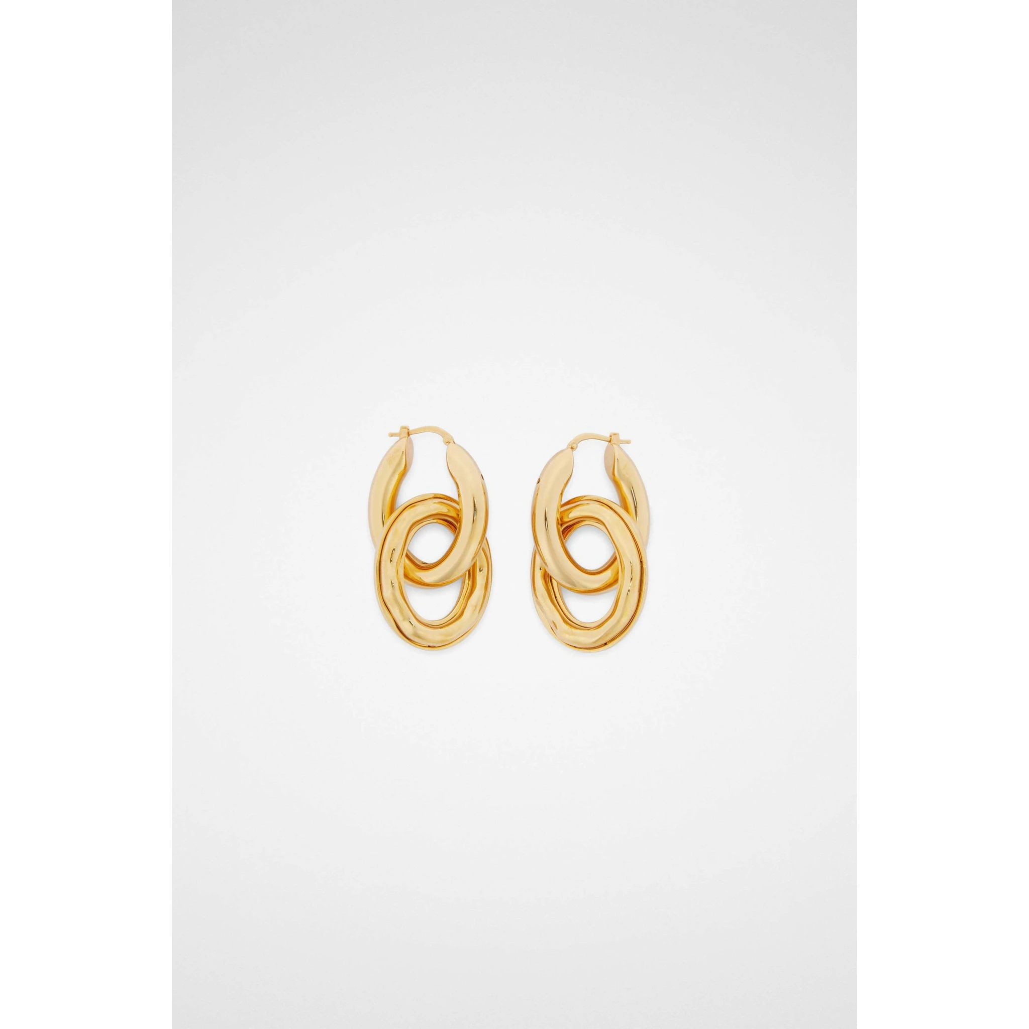 Gold Fibres Earrings
