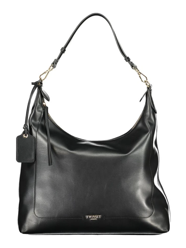 حقيبة يد من البولي إيثيلين الأسود