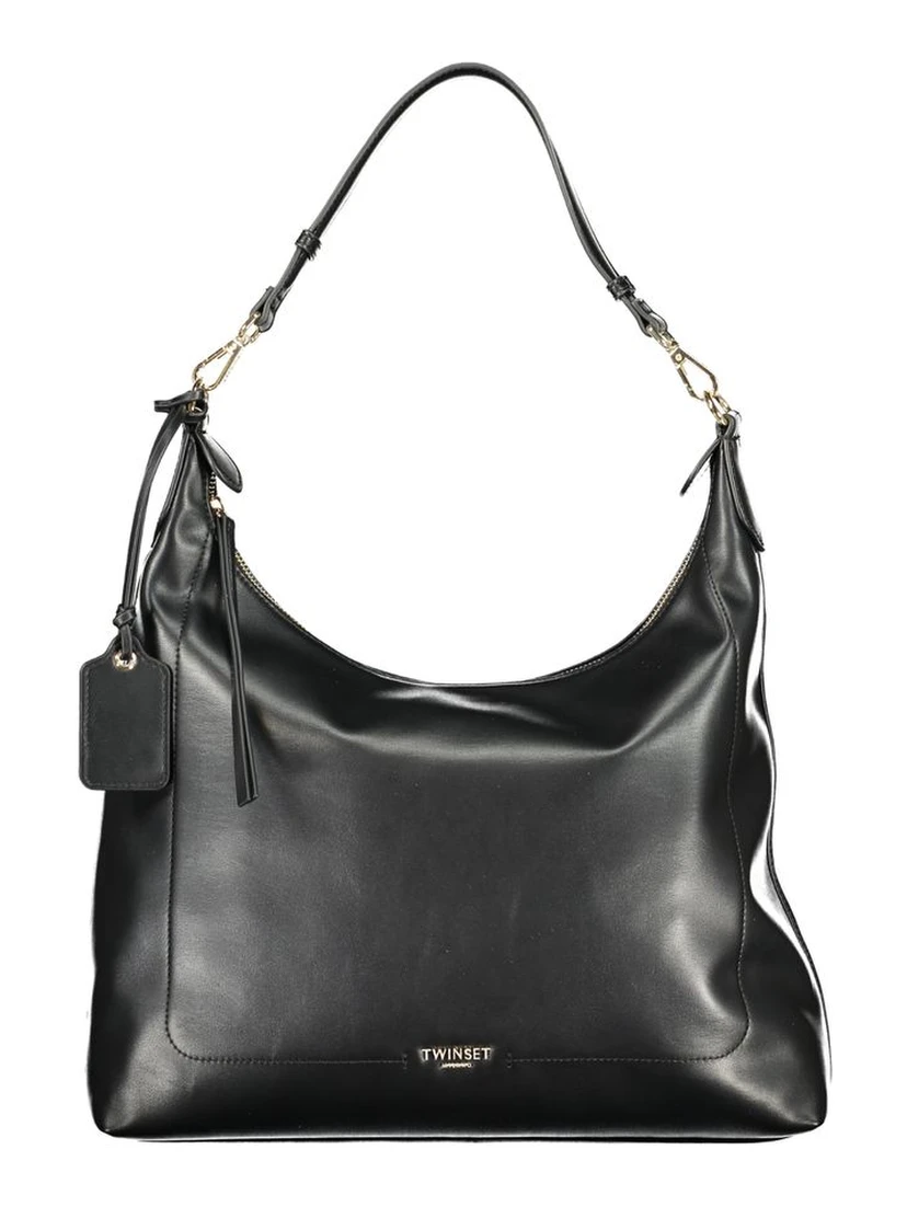 حقيبة يد من البولي إيثيلين الأسود