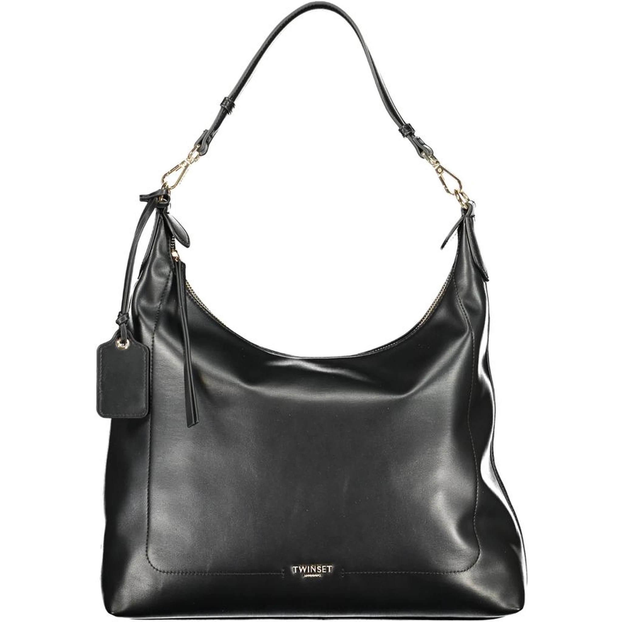 حقيبة يد من البولي إيثيلين الأسود