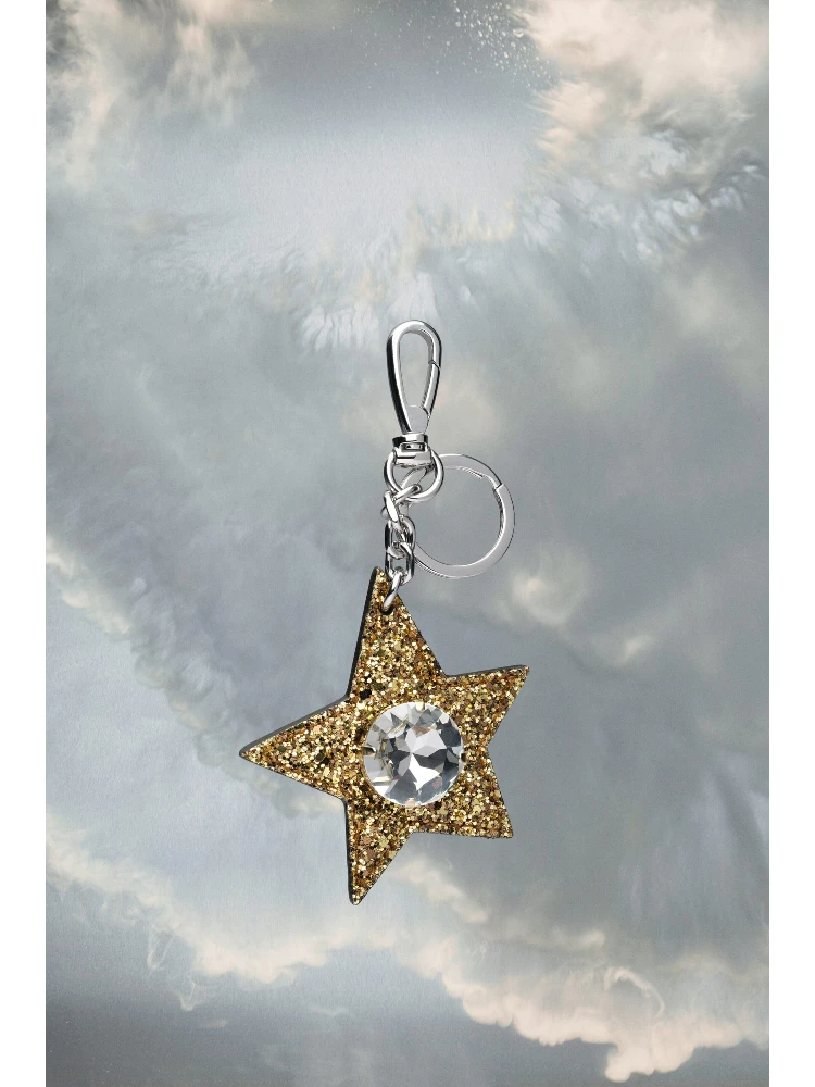 Bicolor Fibres Keychain