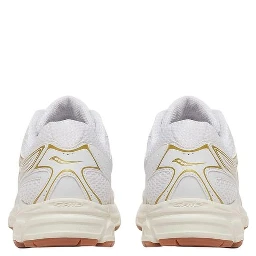 Bicolor Leather Athletic Sneakers