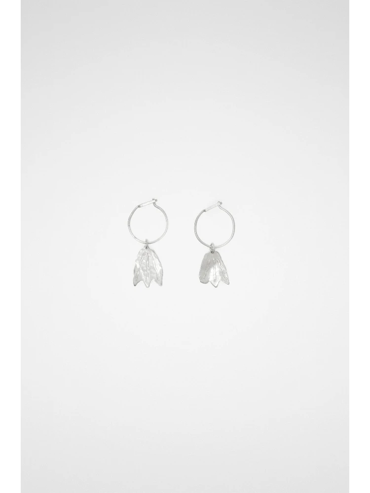 Silver Fibres Earrings